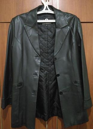 Куртка-пиджак из натуральной кожи