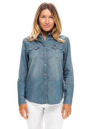 Джинсова сорочка/блуза lee regular western