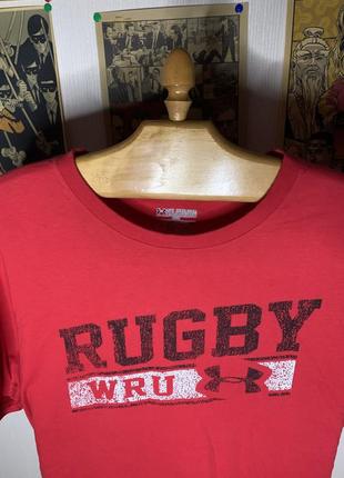 Under armour wru (welsh rugby union) футболка з великим лого3 фото