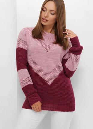 Вязаный женский свитер. много расцветок
