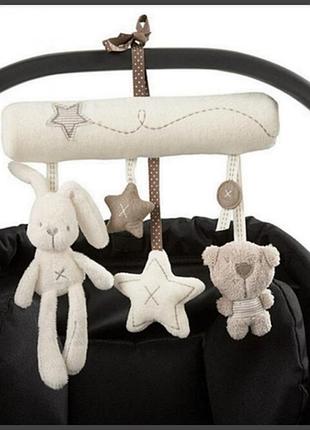Игрушка мобиль подвесная мягкая игрушка погремушка