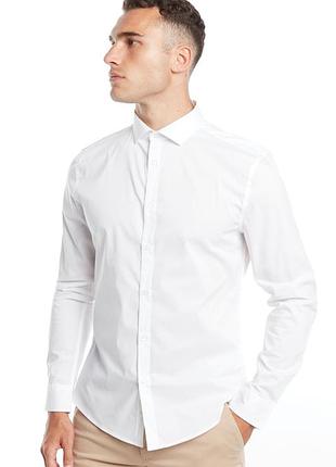 Рубашка xxl smog slim fit stretch