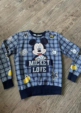 Світшот, кофта, mickey, міккі маус, м, 46 розмір