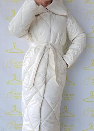 Жіночий зимовий пуховик, зимове пальто оверсайз,  одеяло