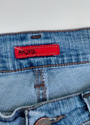 Жіночі джинсові шорти з середньою посадкою від бренду angels2 фото