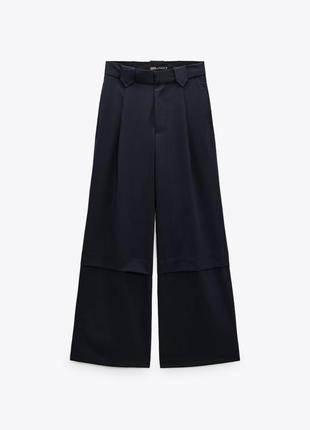 Довші широкі брюки - карго zara8 фото