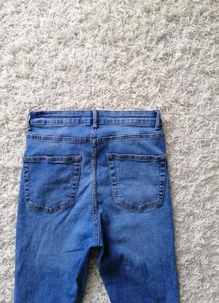 Класні жіночі джинси скінні з високою посадкою denim co 40 у відмінному стані5 фото