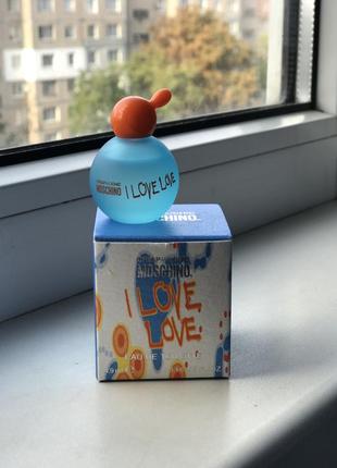 Moschino i love love духи парфуми міні мініатюрка цитрусові свіжі жіночні