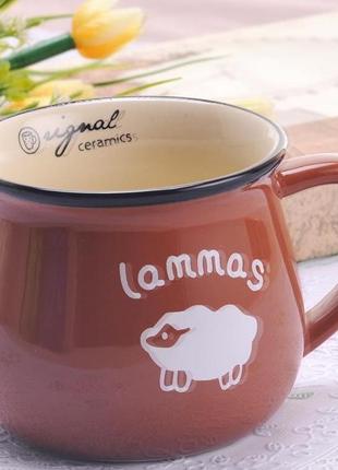 Чашка vintage 150мл колір - коричневий (120233)