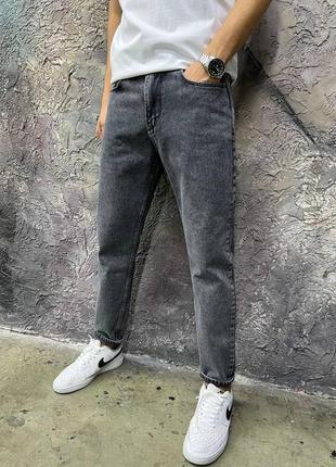 Чоловічі джинси сірого кольору1 фото