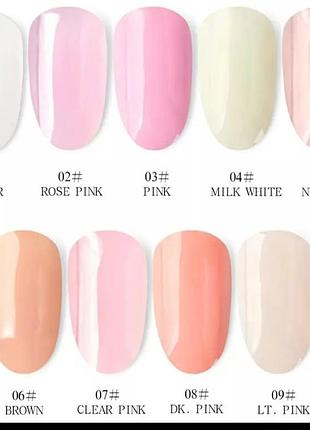 Набір для нарощування нігтів манікюру полігель акригель полигель для наращивания...