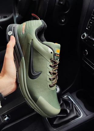 Кросівки nike air shield хакі термо 3