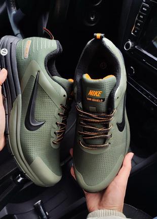 Кросівки nike air shield хакі термо 4