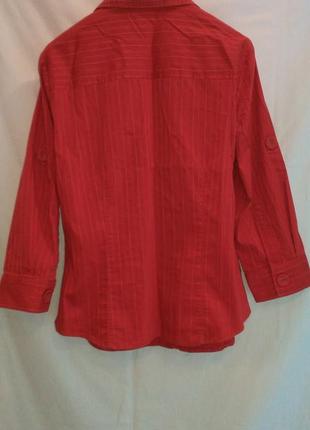 Блуза фирменная для любителей  красного  цвета - суперская3 фото