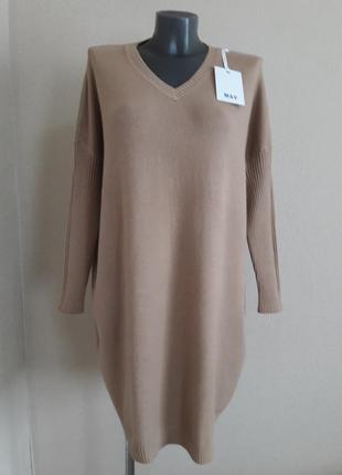 Тренд сезона!модный,качественный, просторный длинный свитер- платье,оверсайз2 фото