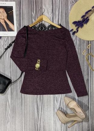 Ангоровый свитер с кружевной спинкой #9101 фото