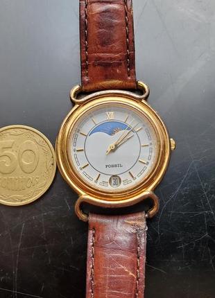 Fossil fm-1886 кварцевий сонце\місяць чоловічий годинник з америки1 фото