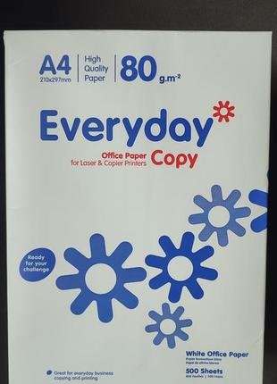 Бумага офисная everyday copy a4 80 г/м1 фото