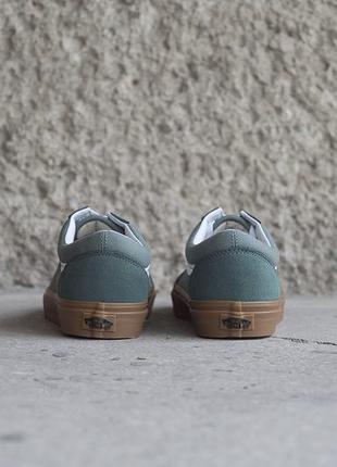 Кеды vans old skool duck green/gum оригинал3 фото