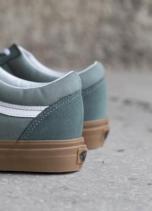 Кеды vans old skool duck green/gum оригинал2 фото