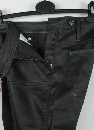 Круті джинси скіні g-star raw dean black biker super skinny5 фото