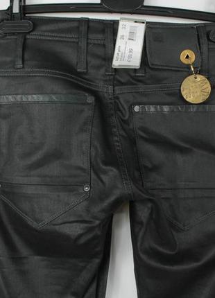 Круті джинси скіні g-star raw dean black biker super skinny7 фото