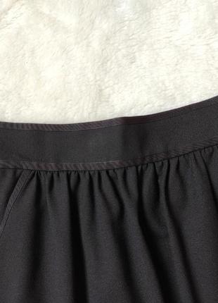 Черная короткая юбка с карманами юбка мини пышная колокольчик трапеция red valentino s.p.a. валентин5 фото