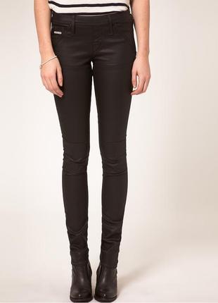 Круті джинси скіні g-star raw dean black biker super skinny