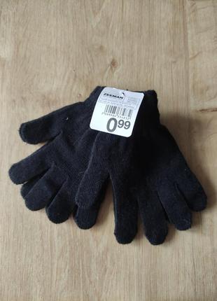 Детские трикотажные перчатки , германия, 7 лет.