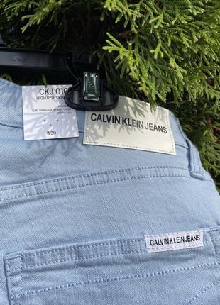 Женские джинсы calvin klein (ck blue 5-pocket ankle jeans ) c америки 30(s)7 фото