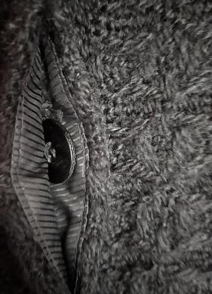 Класичне пальто з фактурної тканини7 фото