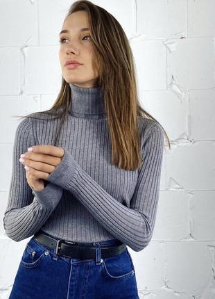 Гольф водолазка широкий рубчик светр светер кофта джемпер пуловер свитер