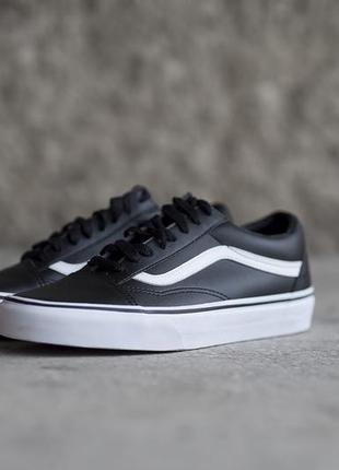 Кеды кожаные vans old skool classic tumble оригинал1 фото