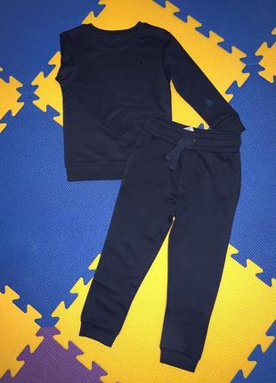 Тёплый костюм george на флисе на мальчика 3-4-5 лет 98-104-110 см джордж штаны кофта2 фото