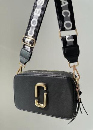 Чорна жіноча сумка marc jacobs7 фото