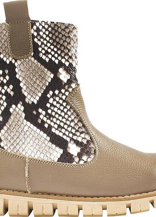 Напівчоботи avis сірі натуральна шкіра виробництво україна avi1101-rrepkgrey - розмір 32 (20,5 см) 23 см, 36