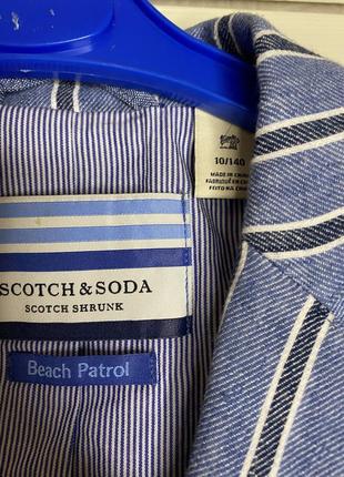 Фірмовий стильний піджак жакет scotch &soda(9/10/140)4 фото