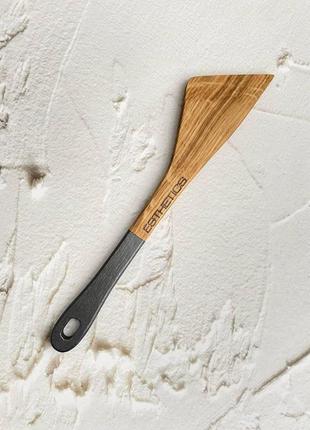 Поварская лопатка из массива дуба / кухонная лопатка / деревянная / графит / esthetics - 311 фото