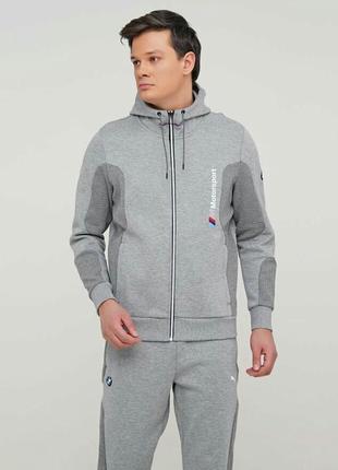 Кофта джемпер puma bmw mms full-zip3 фото