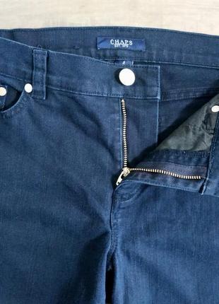 Сині щільні джинси прямі chaps4 фото