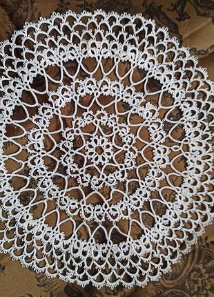 Салфетка вязаная крючком