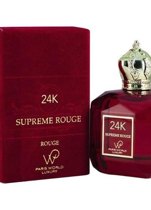 24k supreme rouge парфюмированная вода 100мл.4 фото