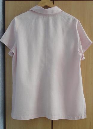 Супер брендова блуза блузка сорочка льон4 фото