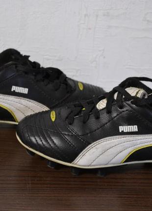 Бутсы, шиповки   детские puma, оригинал 31-32р,   стелька 19-9,5см