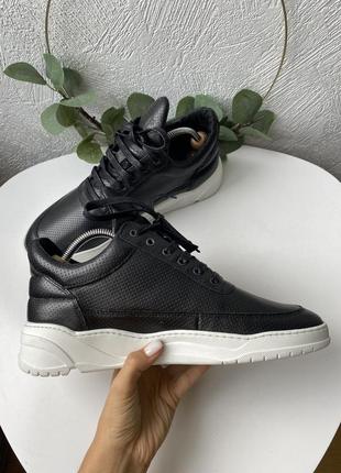 Кожаные кроссовки filling pieces3 фото