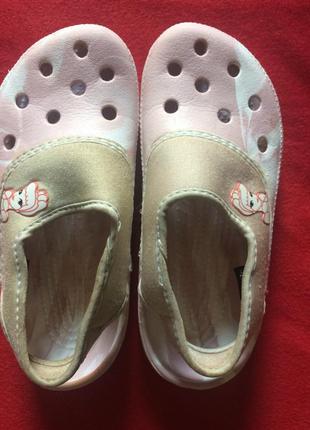 Crocs кроксы disney 12/13 30/31р.18,5-19,5см3 фото