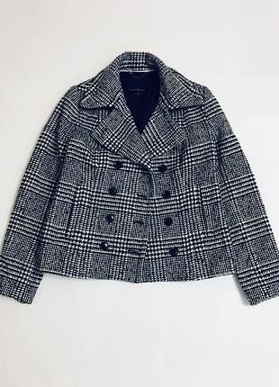 Вовняне півпальто banana republic теплий вавняний жакет