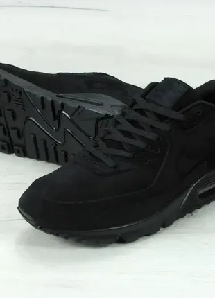 ❄️топ!!! зимові чоловічі кросівки nike air max 90 tweed black найк, айр макс ❄️
