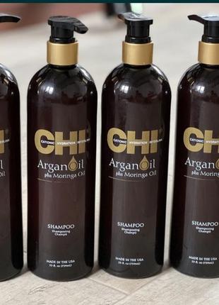 Відновлюючий шампунь argan oil plus moringa oil shampoo