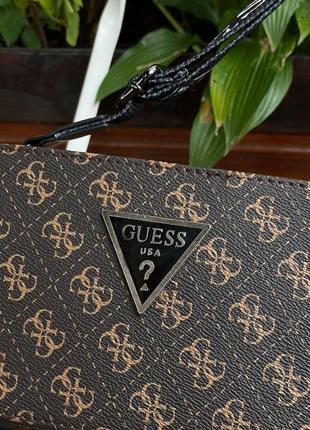 Сумочка клач крос боді в стилі guess 🤩6 фото